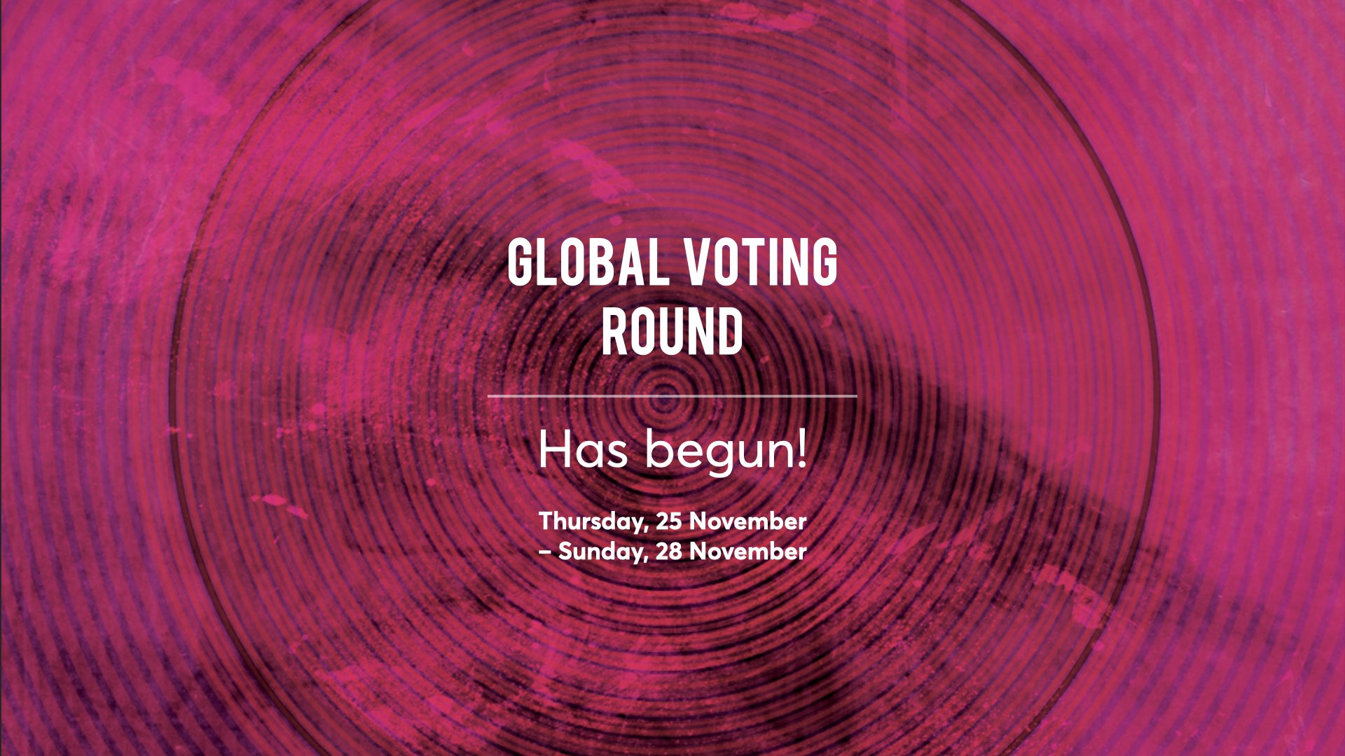 Global Voting Round has begun!